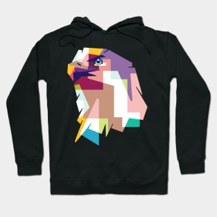 Eagle Falcon Hawkeye Geometric art Hoodie